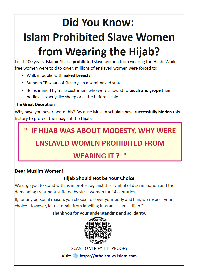 No Hijab for Slave Women